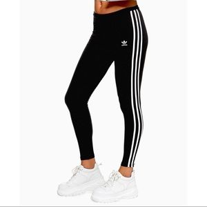ADIDAS 3 Stripe Leggings S